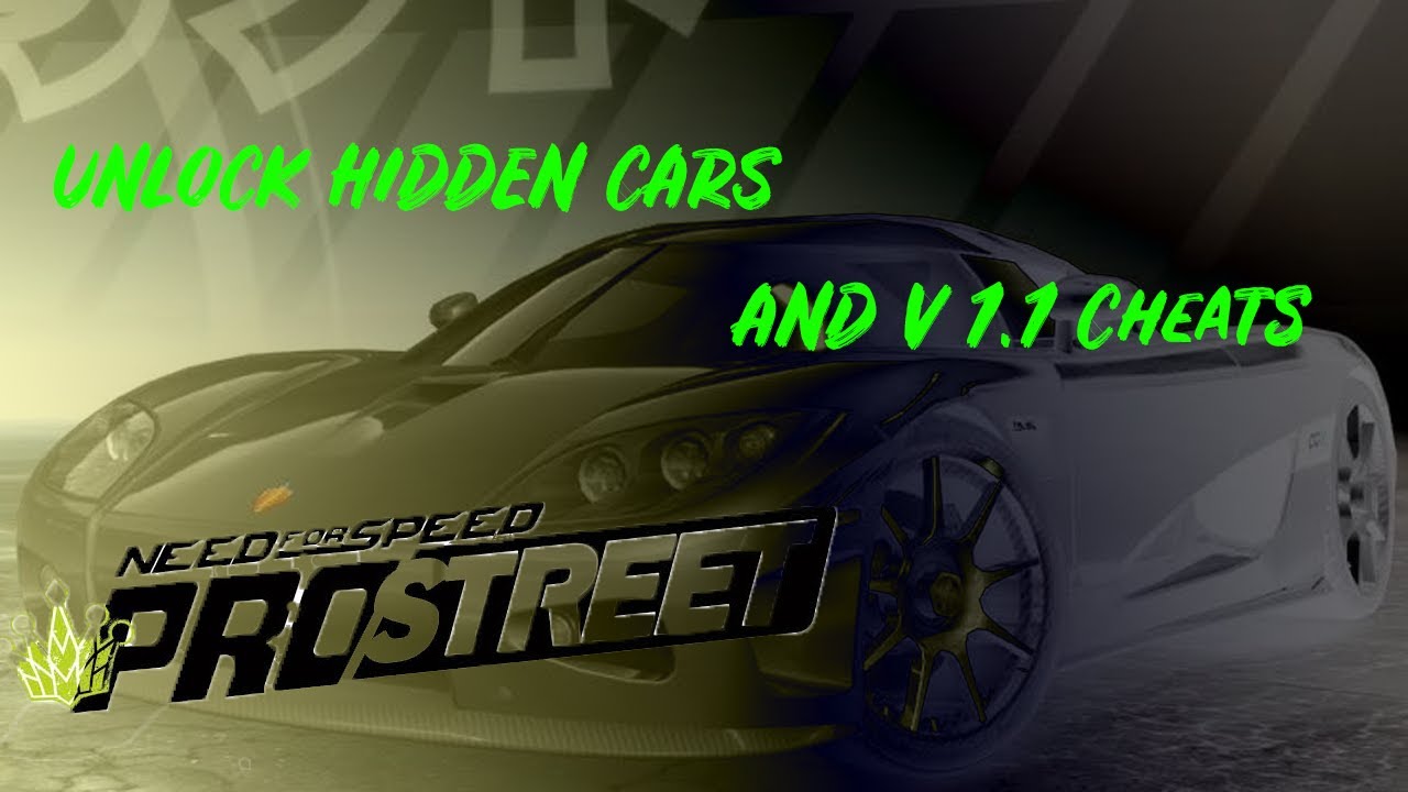 How to unlock hidden cars in NFS ProStreet(v1.1)