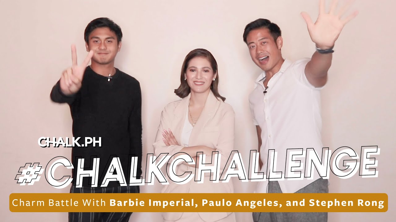 Charm Challenge With Barbie Imperial, Paulo Angeles, and Stephen Rong | #ChalkChallenge