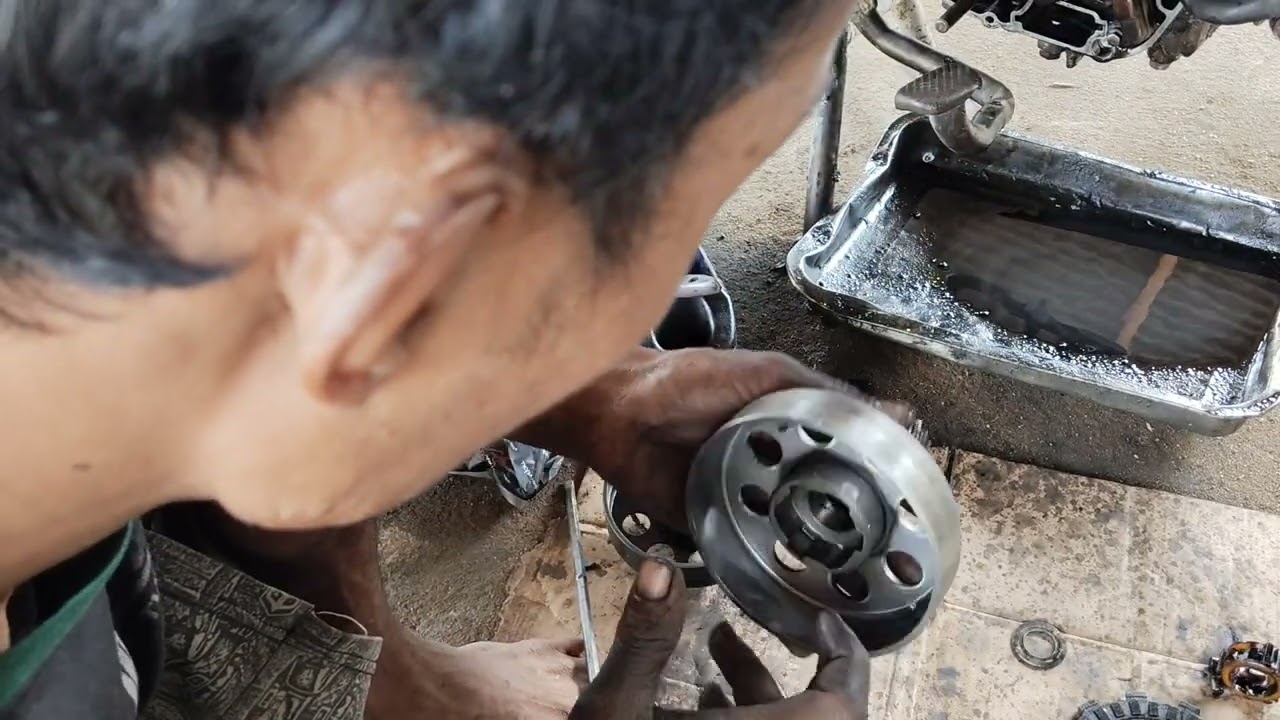 Ganti mangko ganda motor semes titan