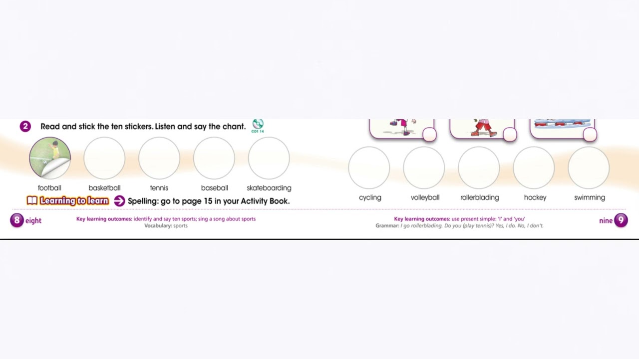 Unit 1 - Lesson 1: Sticker and chant | GIVE ME FIVE - LEVEL 2