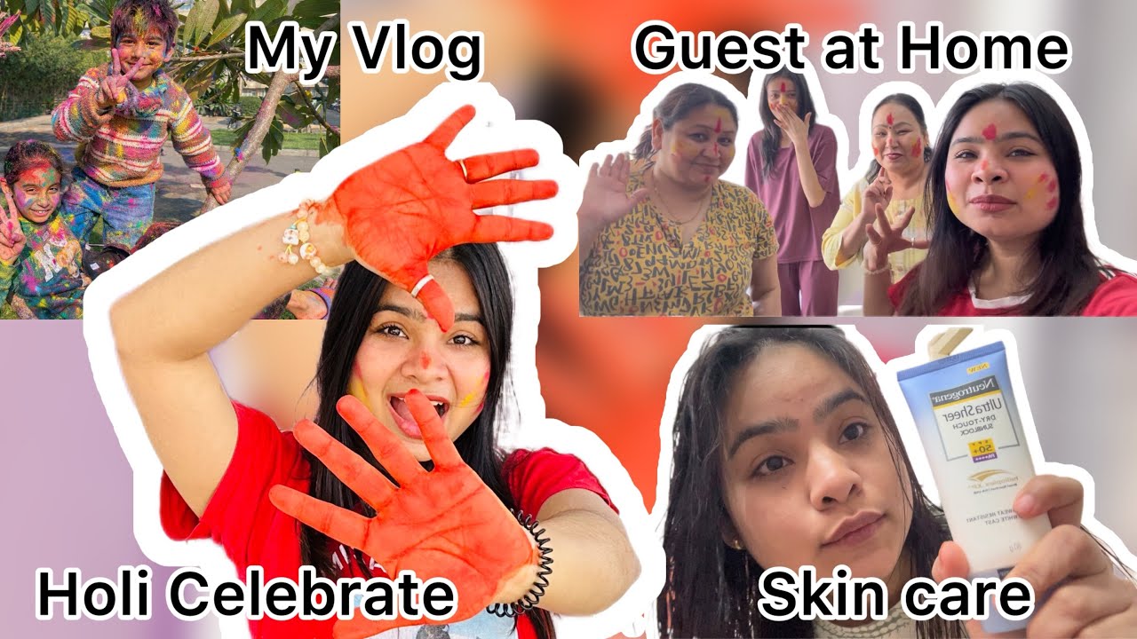 Late Post Holi Special: Ghar Aaye the Guests aur Mama k ghar Hmari masti | @priyamanraLife 