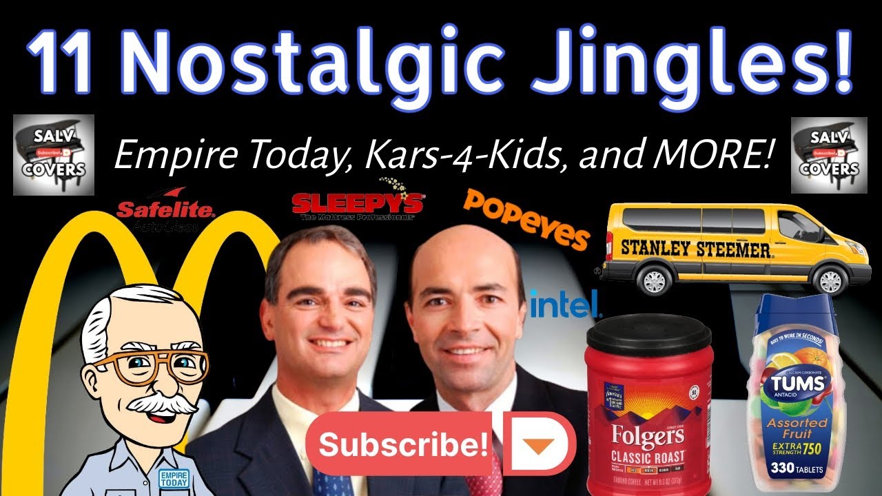 11 NOSTALGIC Commercial Jingles On Piano -- (Stanley Steemer, Empire Today, Kars-4-Kids, and MORE!)
