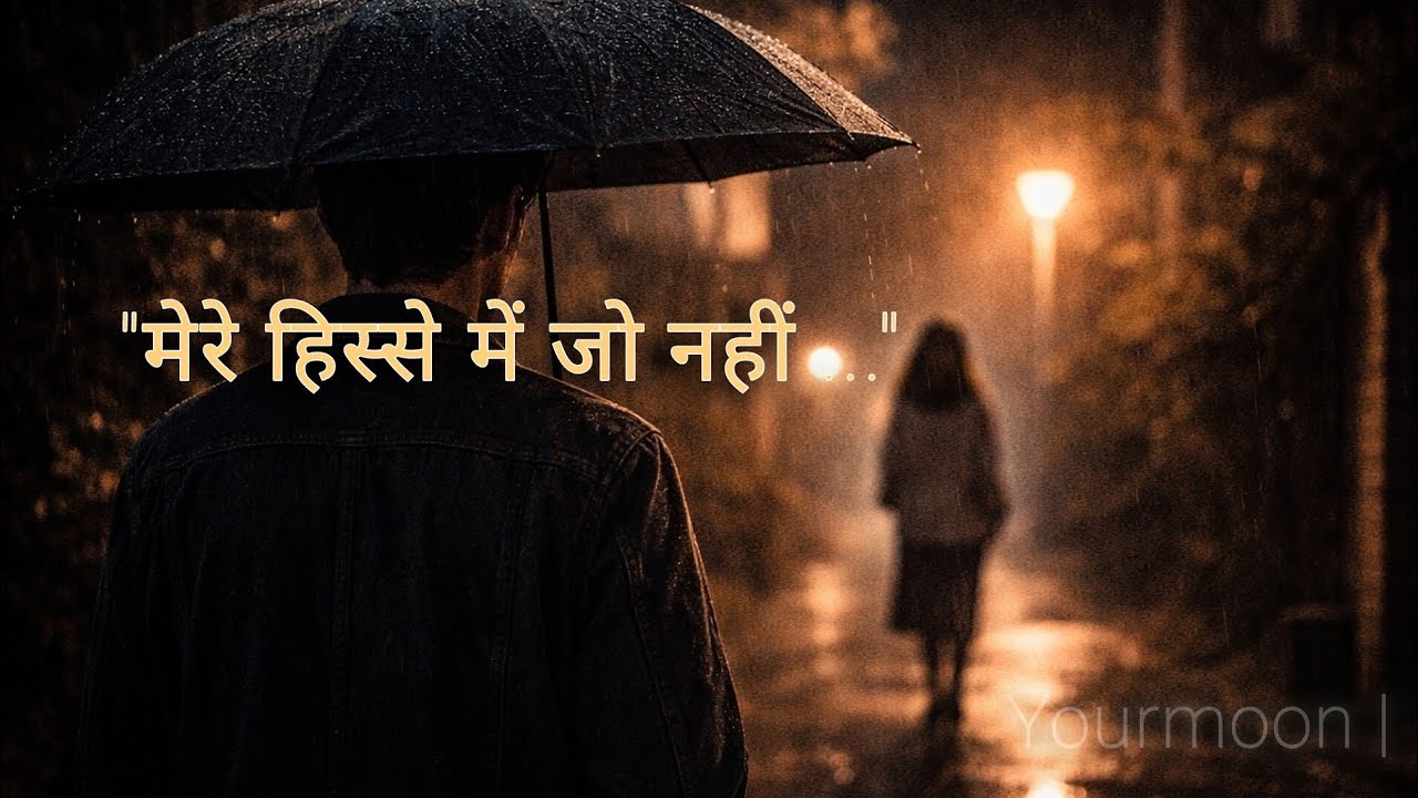 मेरे हिस्से में जो नहीं… 🌼 | Hindi Poetry | YourMoon Stories