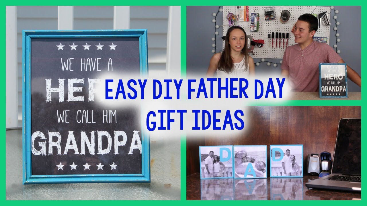 DIY Fathers Day Gift Ideas | EASY + CHEAP CRAFTS | PINTEREST INSPIRED
