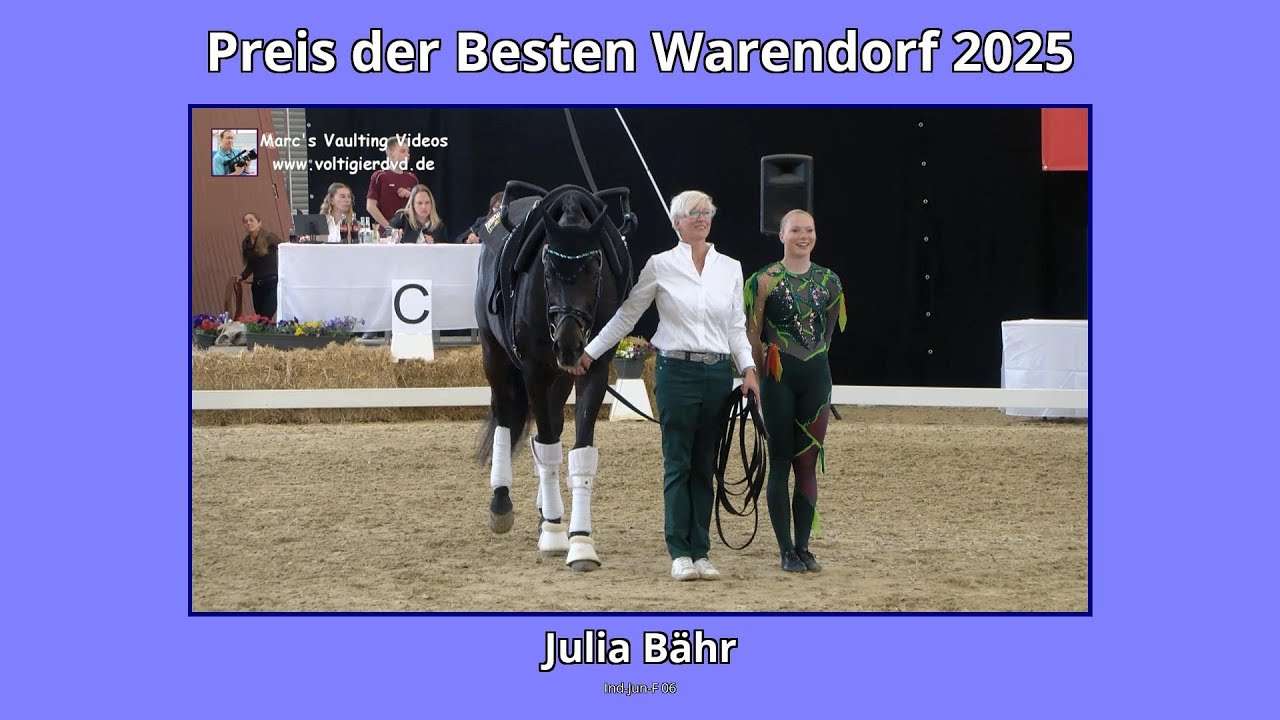 Julia Bähr - Ind-Jun-F 06 - Preis der Besten Warendorf 2025