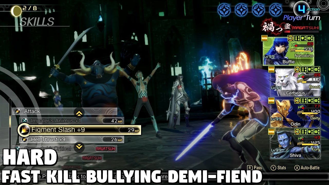 Fast Kill Bullying Demi-fiend [HARD] - Shin Megami Tensei 5