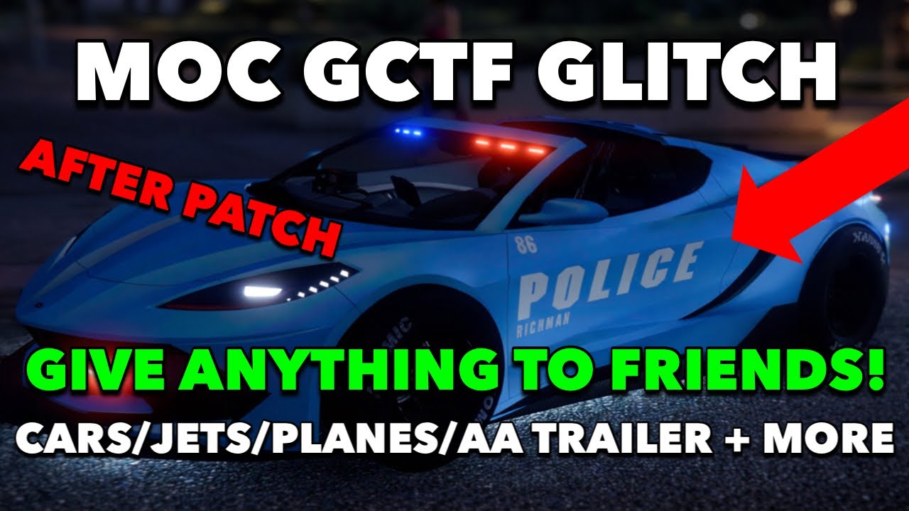 GTA MOC GCTF AFTER PATCH! (Give Cars To Friends AND AIRCRAFTS!)