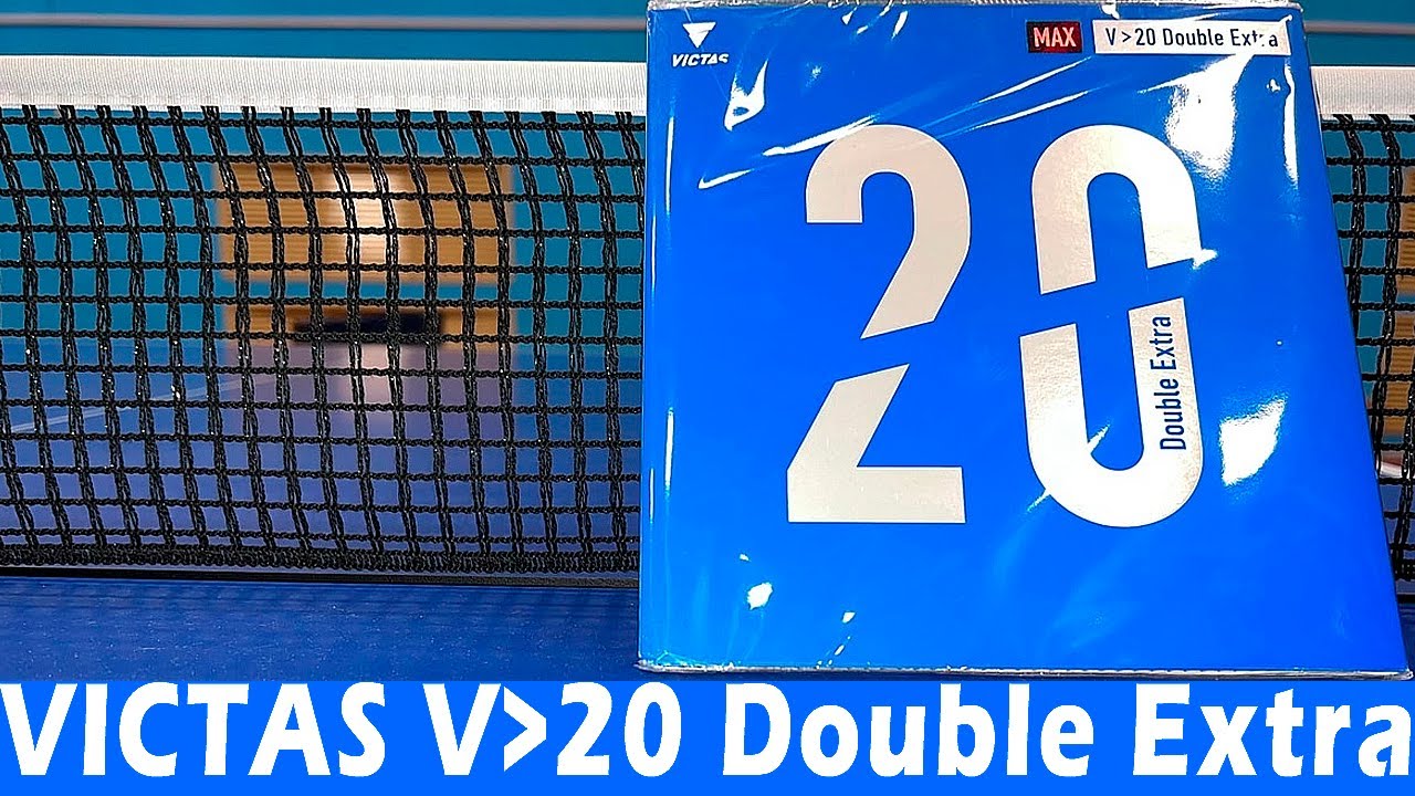 Новинка от Victas! Victas V 20 DOUBLE EXTRA! Обзор на накладку для настольного тенниса