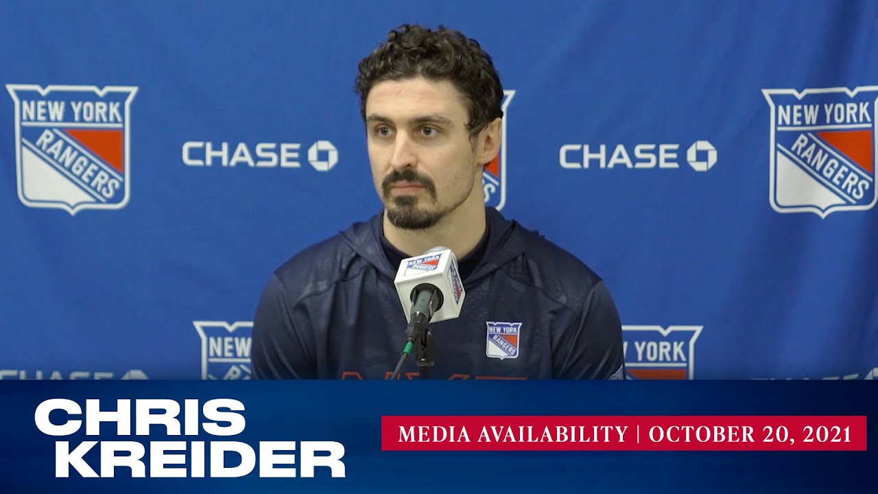 New York Rangers: Chris Kreider Media Availability | Oct. 20, 2021