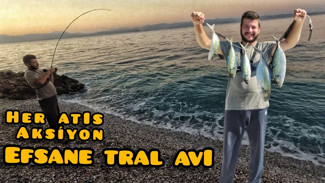 Efsane Tral avı Her atış aksiyon #tral #trakun #travila #bluerunner #bluerunnerfishing
