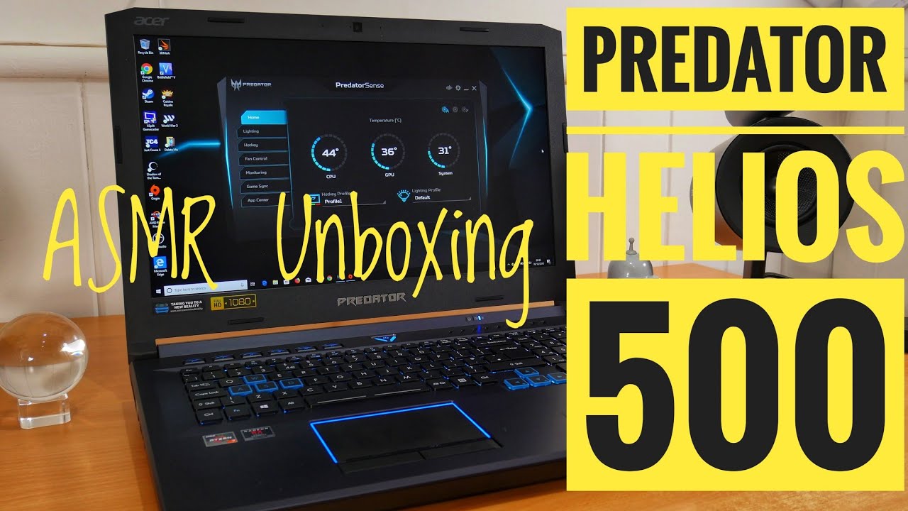 ASMR Acer Predator Helios 500 unboxing