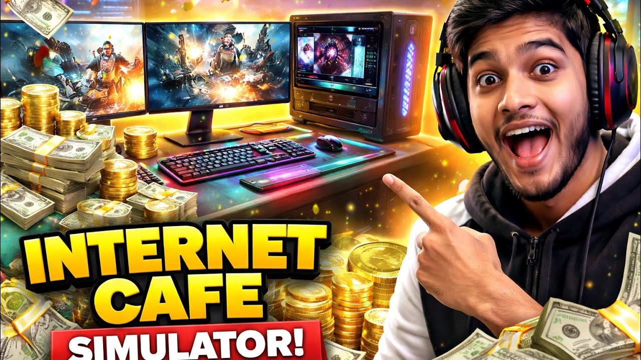 Gaming Internet Cafe Simulator Part 2 🎮 | Cafe Upgrade & New Customers | DeathVil7