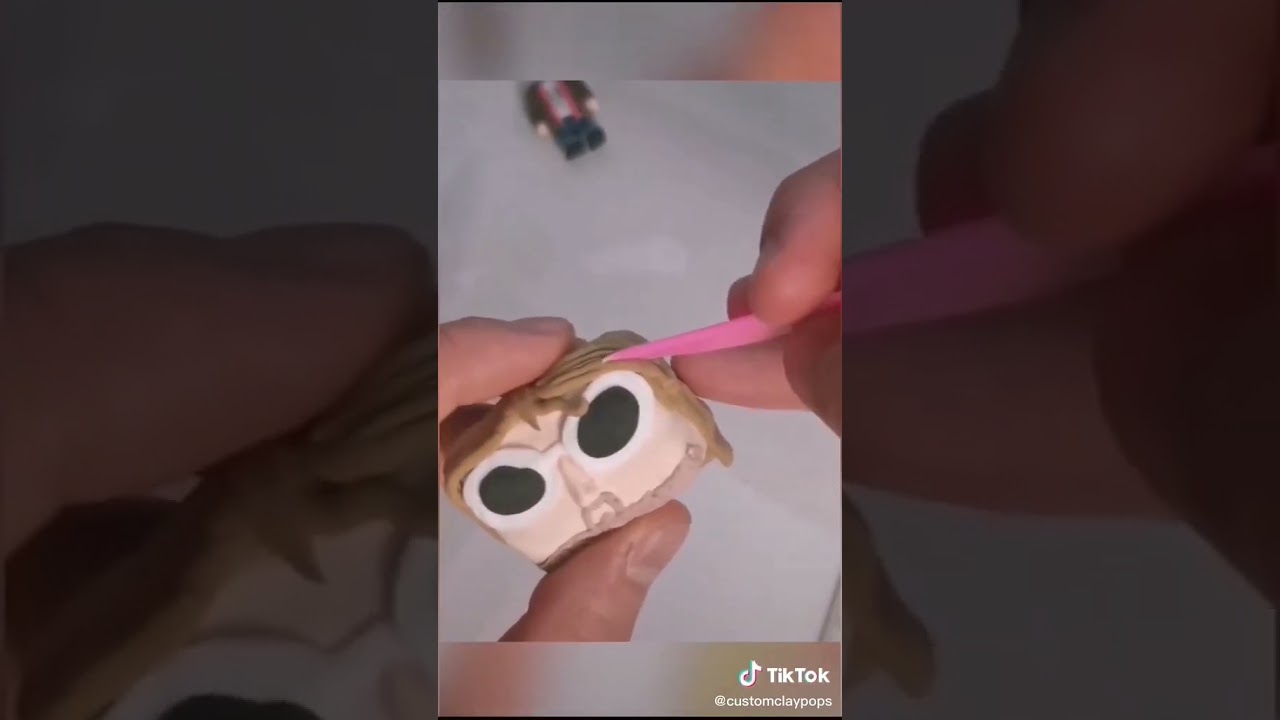 Kurt Cobain custom Funko Pops Polymer Clay #polymerclay #nirvana #funkopop #art #clay #custom