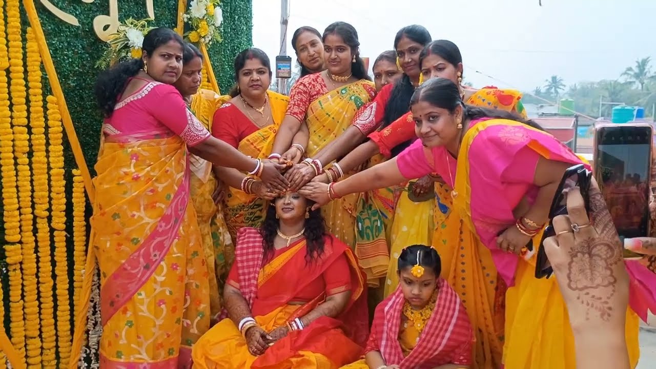 ঘটি বাড়ির বিয়ের অনুষ্ঠান কেমন হয় তা আজকে তুলে ধরলাম 🦋 || বিয়ে বাড়ি ব্লগ 