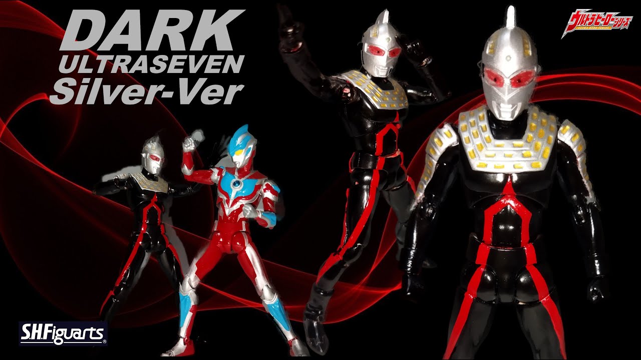 SHF Ultraseven Dark Silver mode-(RE-CUSTOM)-Make custom from SHF bodykun and Sofubi