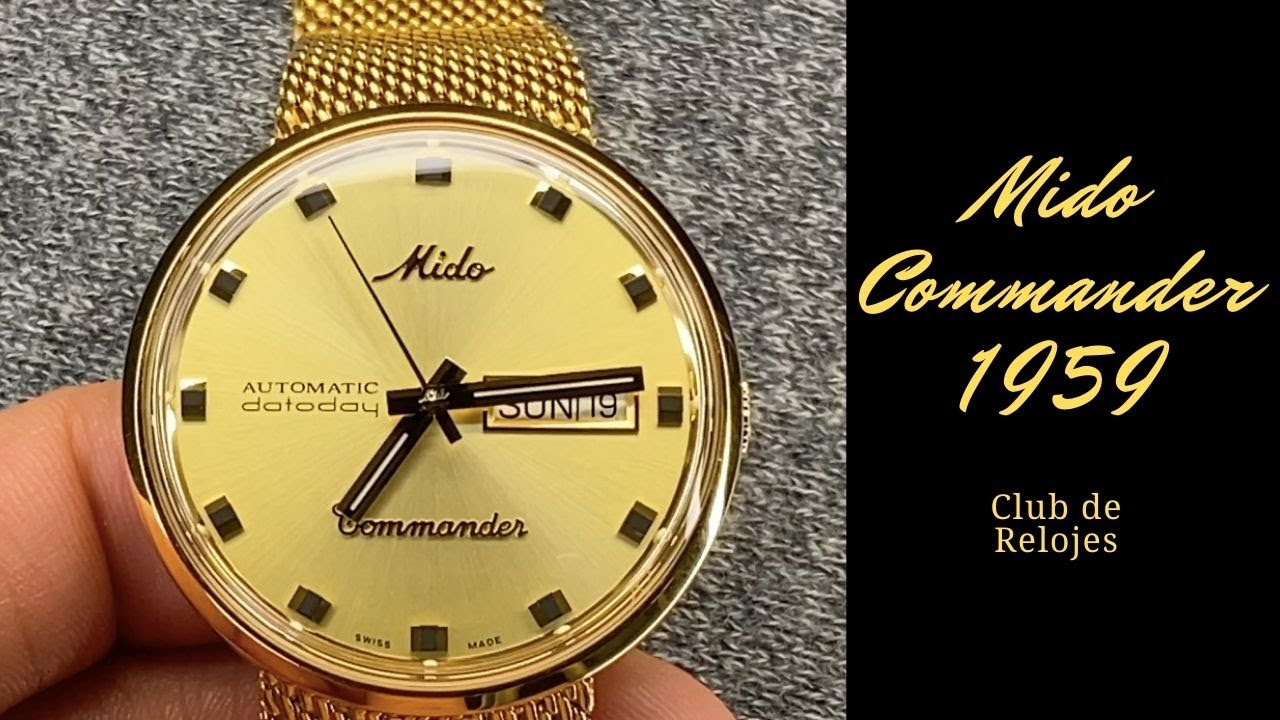 ¿Un reloj icónico o sobrevalorado?/ Reseña del Mido Commander 1959