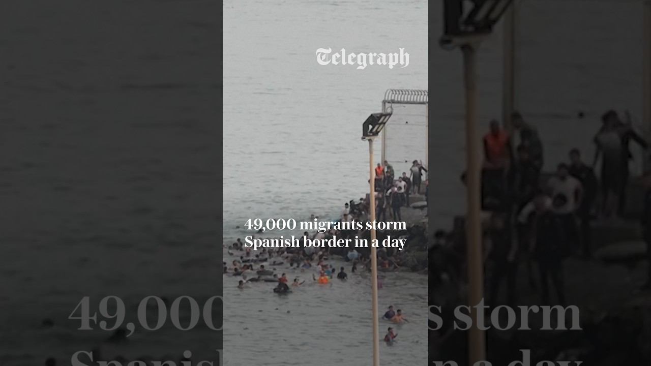 Spain's Migrant crisis: 49,000 migrants from Morocco storm Spanish enclave Ceuta