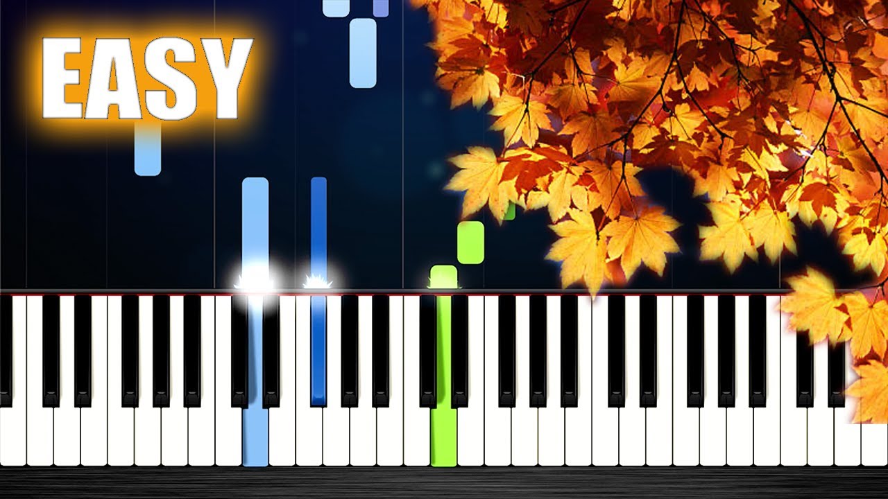 Autumn Leaves - EASY Piano Tutorial