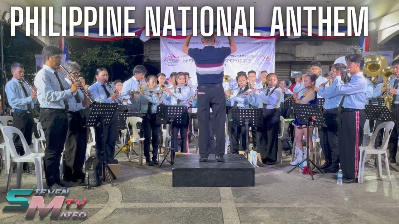 Philippine National Anthem - Saint Mary Magdalene Band- Musikalayaan Serenata 2023 | Steven Mateo TV