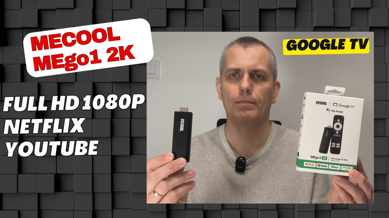 MECOOL MEgo1 2K – Google TV Stick FHD | Test i Recenzja