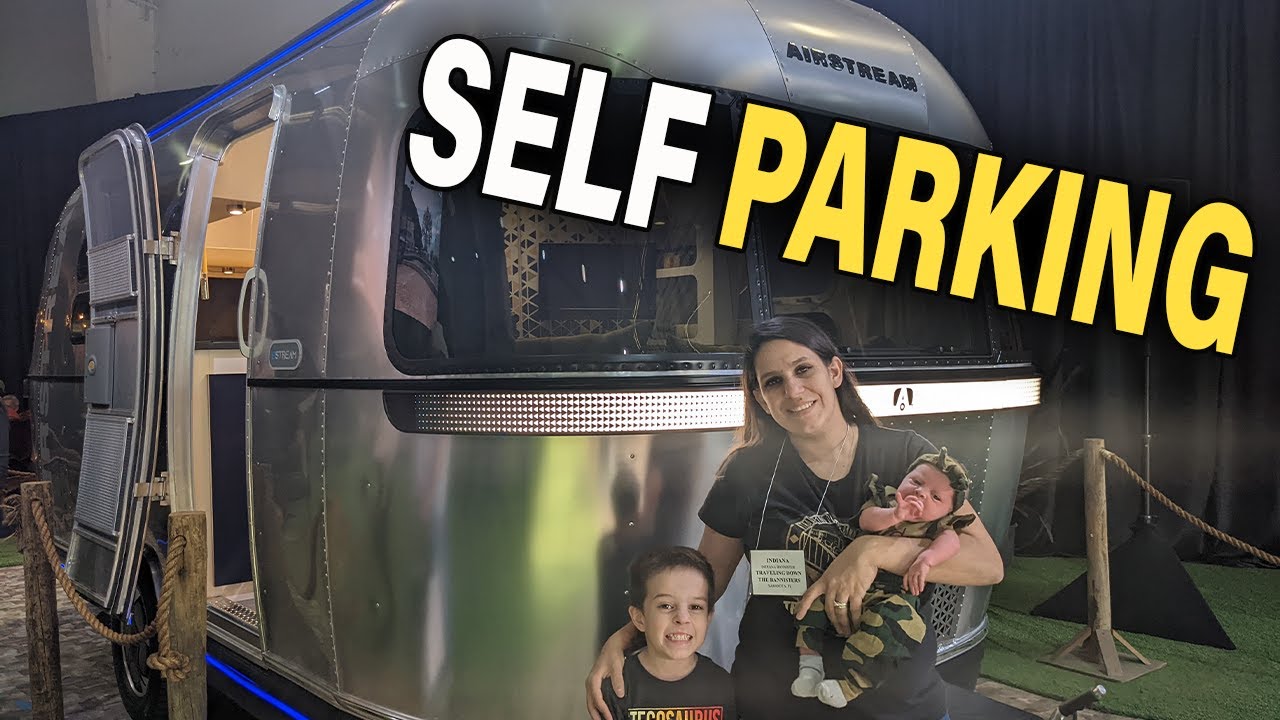 Why does this Airstream Travel Trailer look like a Cylon? All electric RV