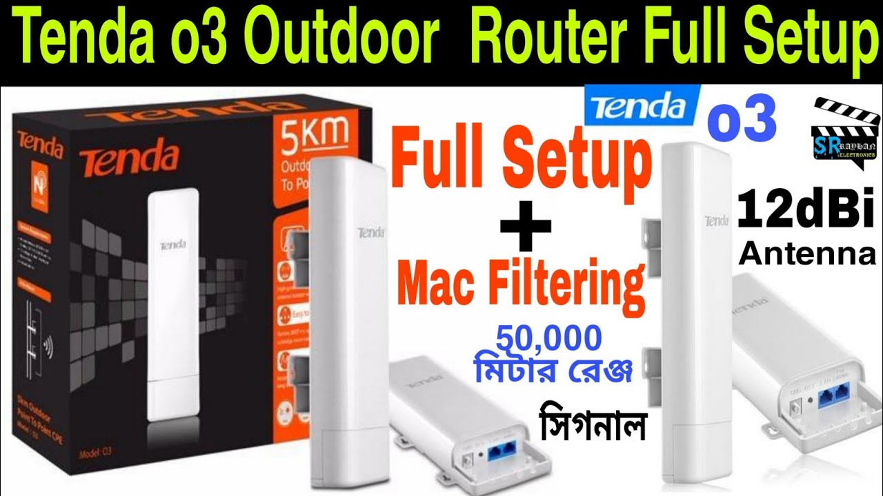 Tenda O3 Outdoor Router Setup।Tenda O3 Setup Video।O3 Full Bangla Setup।
