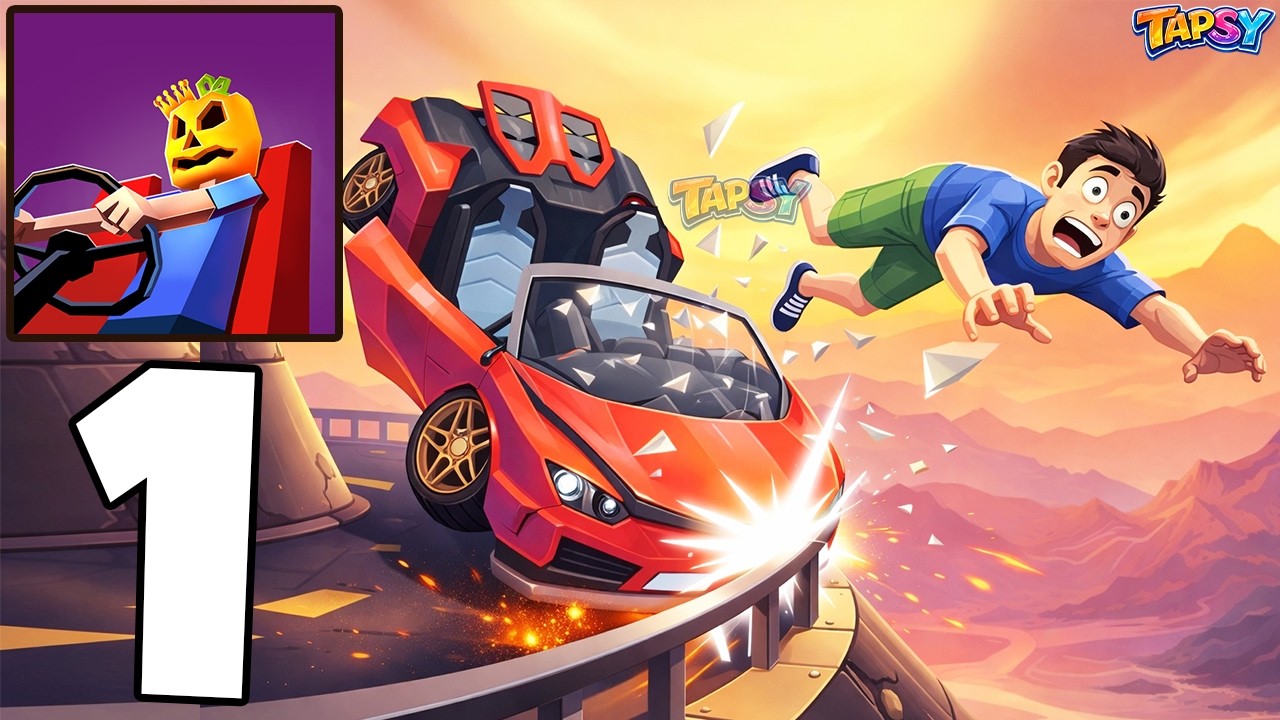 💥Faily Brakes Gameplay Walkthrough Part 1 - Epic Crash Run (Android,iOS)