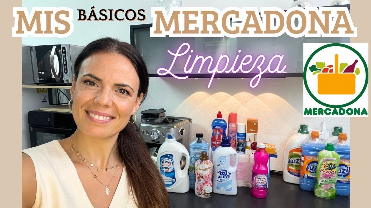 Mis BÁSICOS de  LIMPIEZA 💙 MERCADONA💙  // FAMILIABOMBONASO
