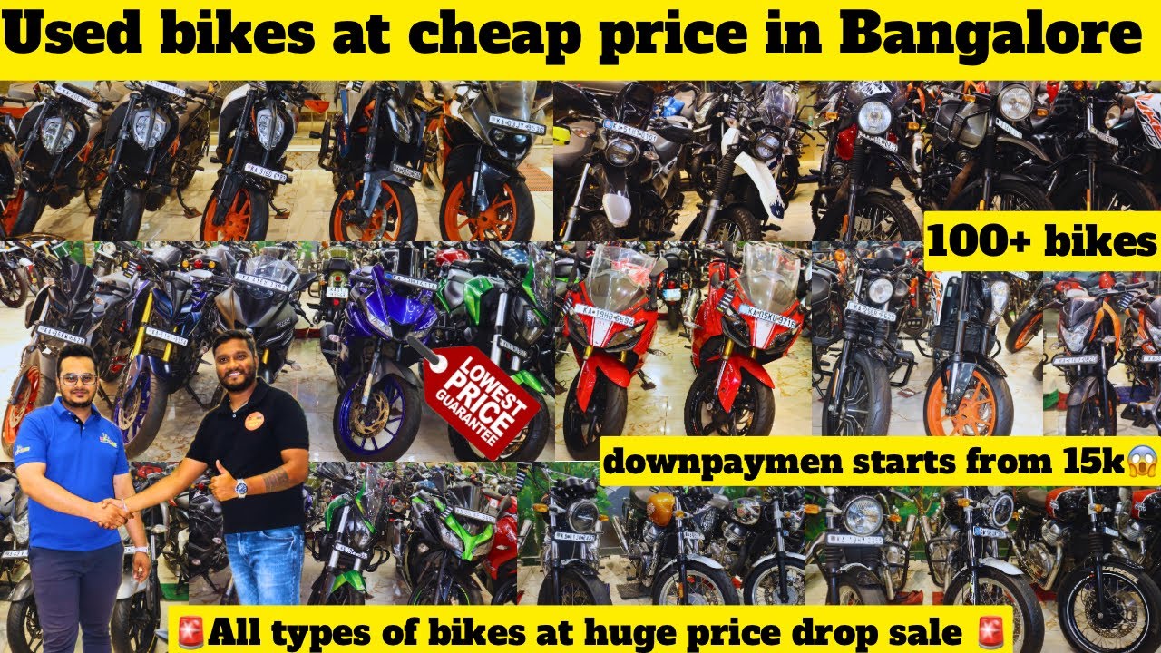 Used bikes at cheap price in Bangalore|secondhand bikes for sale|loan available|used bikes for sale