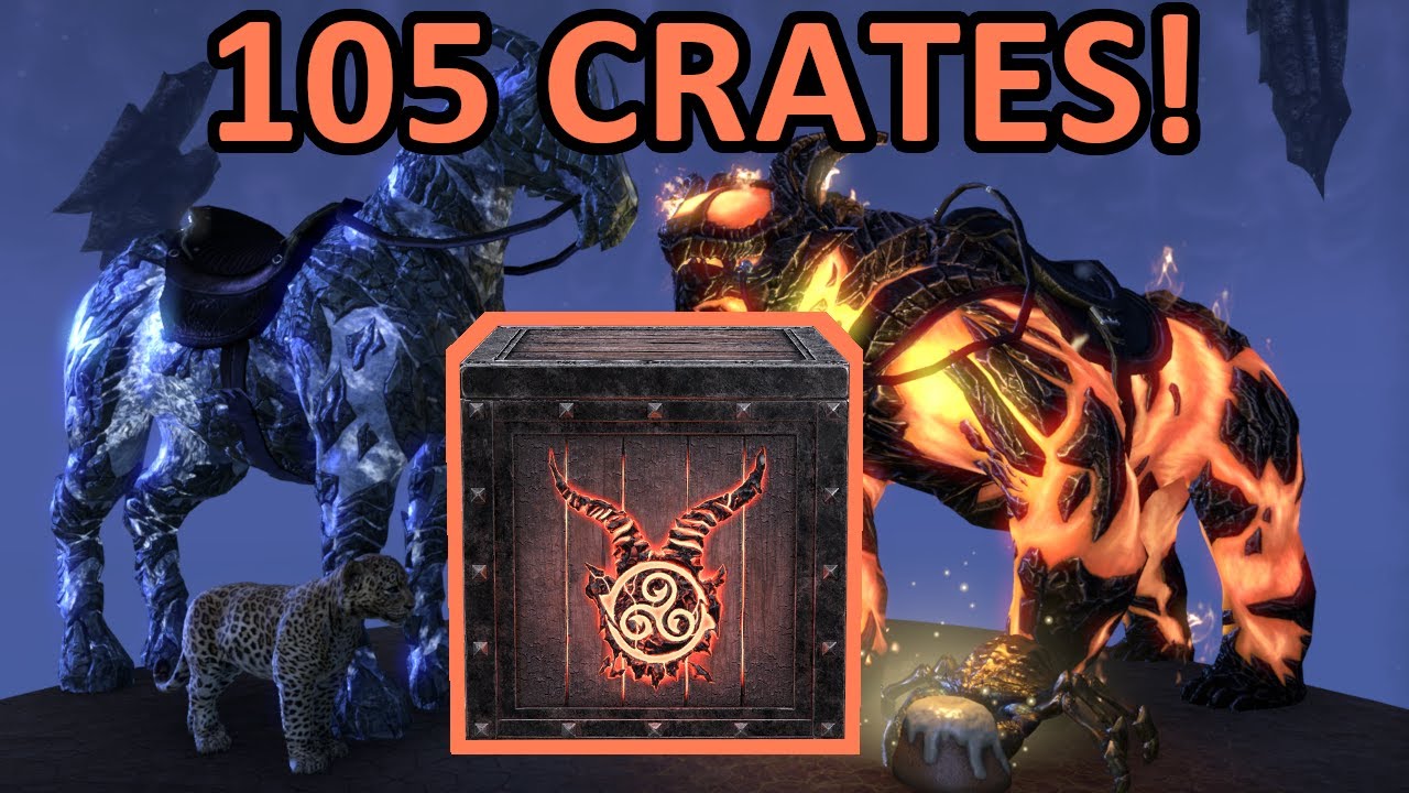 Opening 100+ ESO Flame Atronach Crown Crates! 🔥