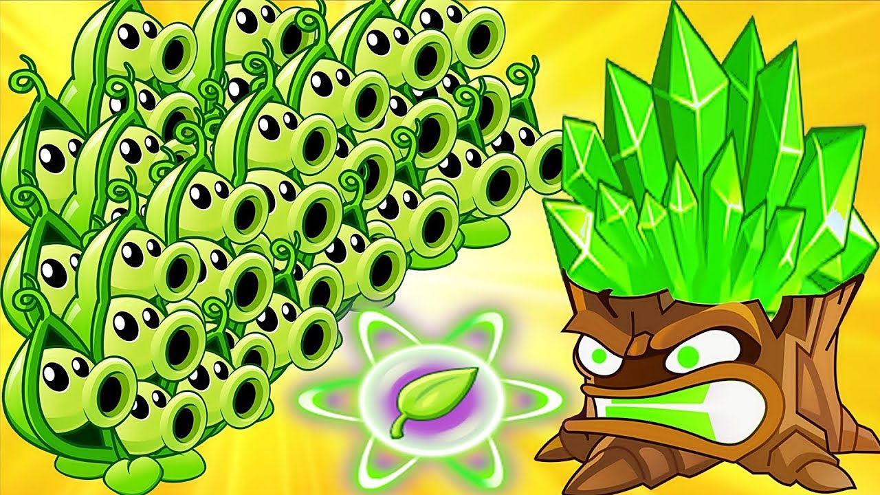 Plants vs. Zombies 2: Full Pea Pod +Torchwood Pvz 2 Vs Gargantuar Boss : Gameplay 2018