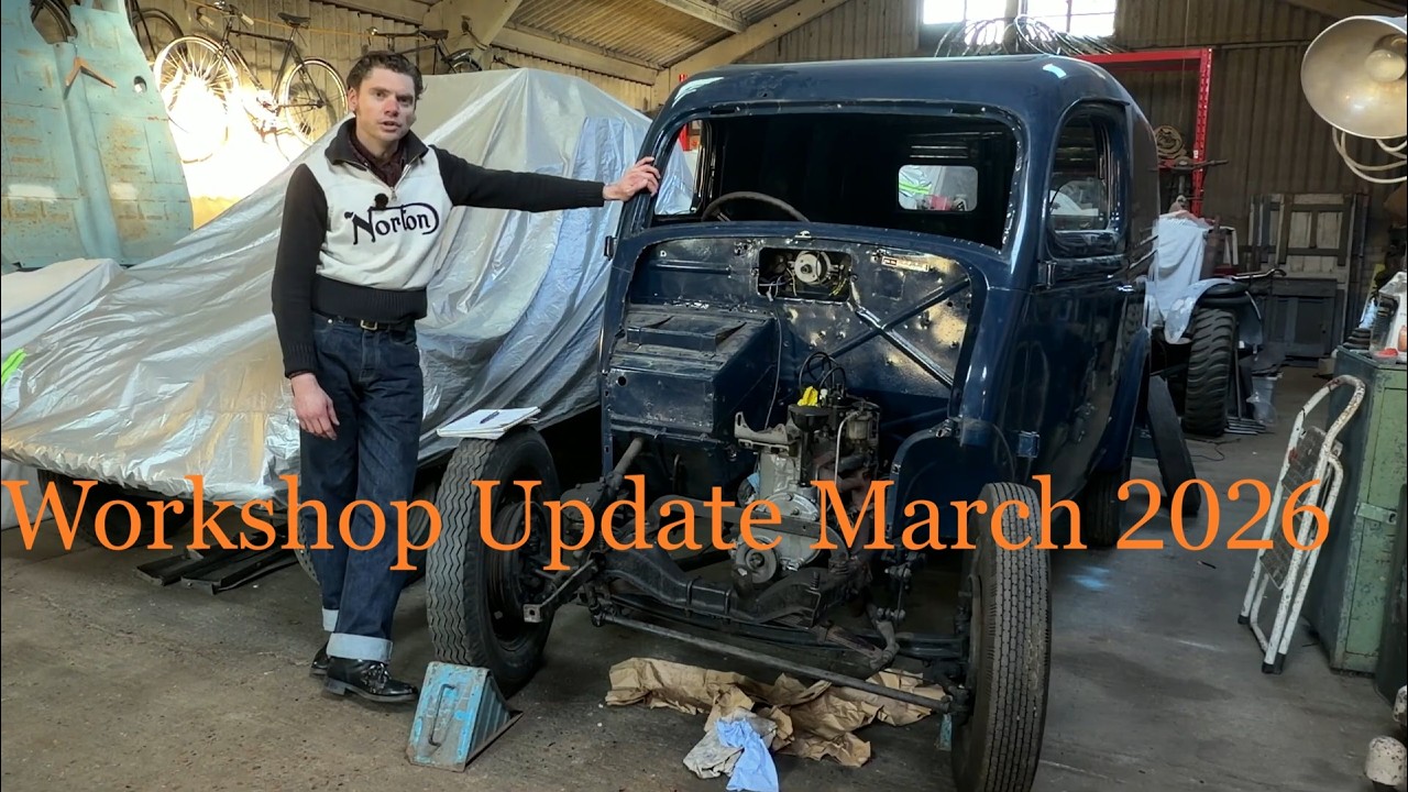 Workshop Update March 2026 - Ariel WNG - Matchless G3L - Fordson E83W