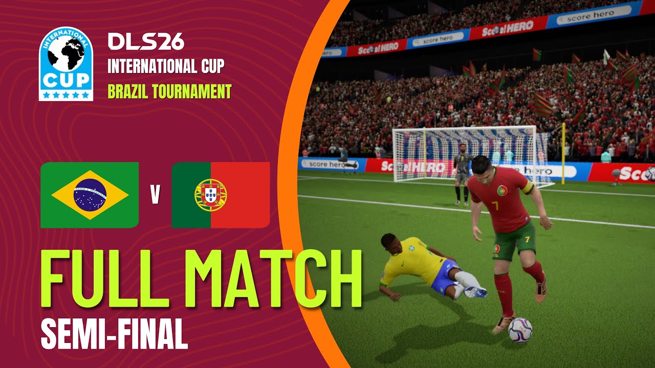Brazil vs Portugal | INTERNATIONAL CUP | DLS26 