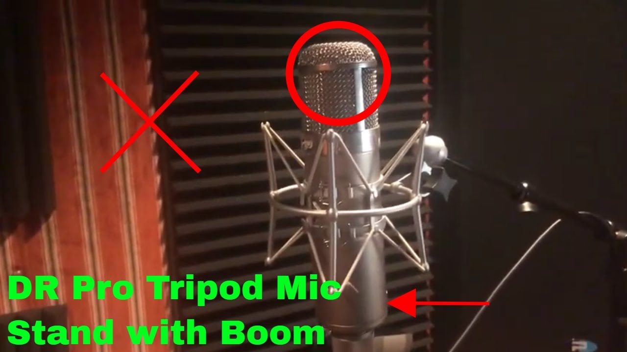 ✅  How To Use DR Pro Tripod Mic Stand with Boom Review
