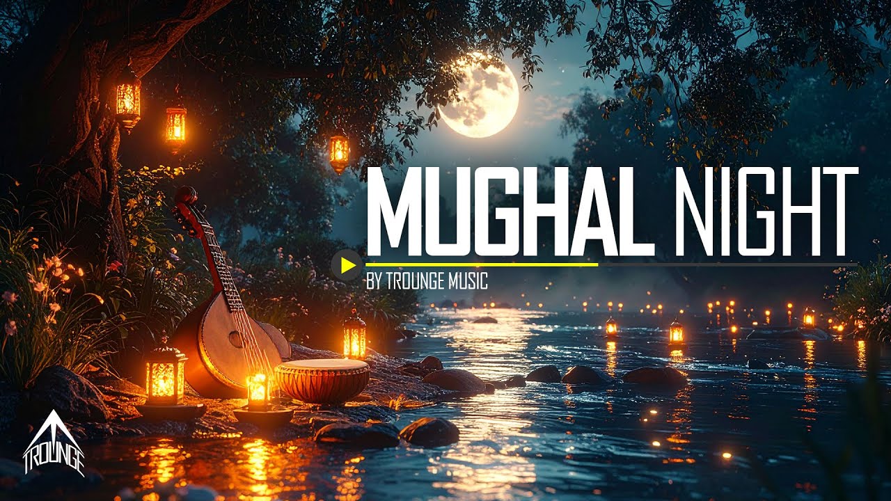 Mughal Nights ✨ Lofi Sufi Music | Relaxing Beats with Water Flow for Stress Relief & Calm