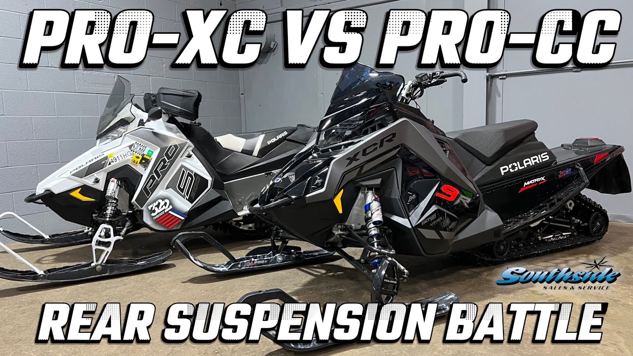 POLARIS PRO-XC VS PRO-CC REAR SUSPENSION. CAN ONE WORK AS WELL AS THE OTHER?