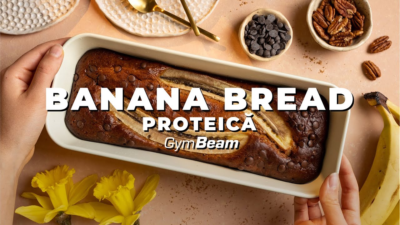 Banana bread proteică l Rețete fitness l GymBeam