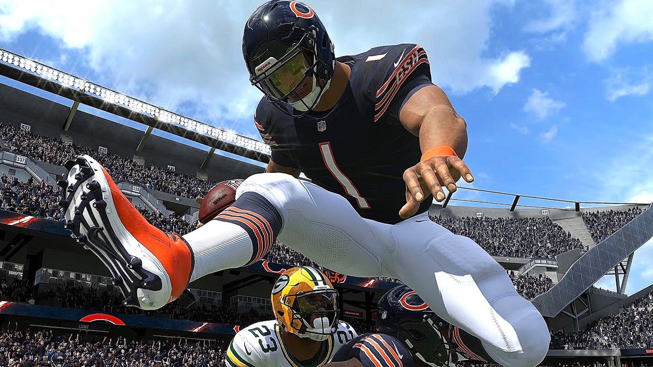 Madden 22 Completed Updated Roster - Madden 21 Justin Fields Exhibition All Madden PS5 Game Play