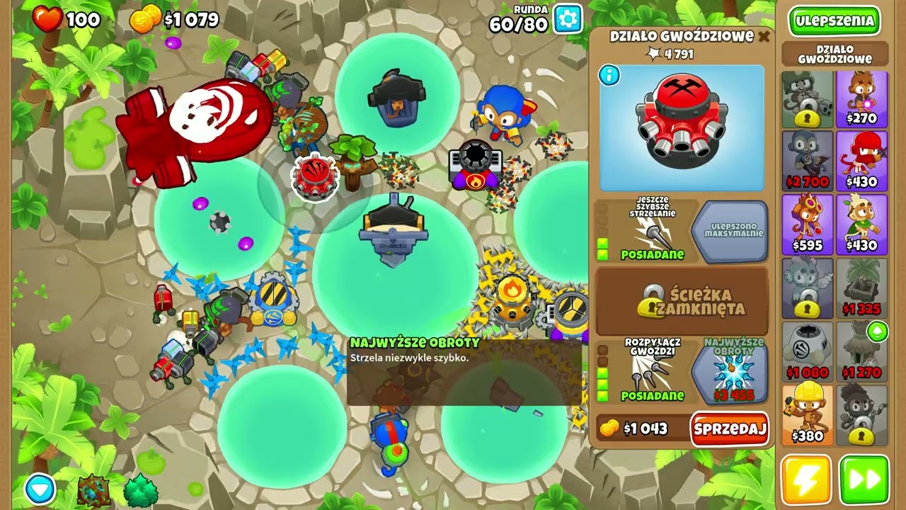 Bloons TD 6   Wodne doły   poziom trudny