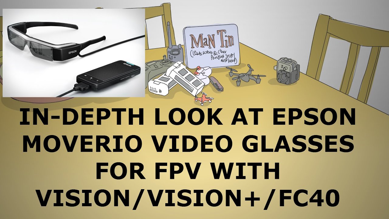Product Review! Epson Moverio BT-200 video glasses for use with DJI Phantom Vision+, Vision, FC40