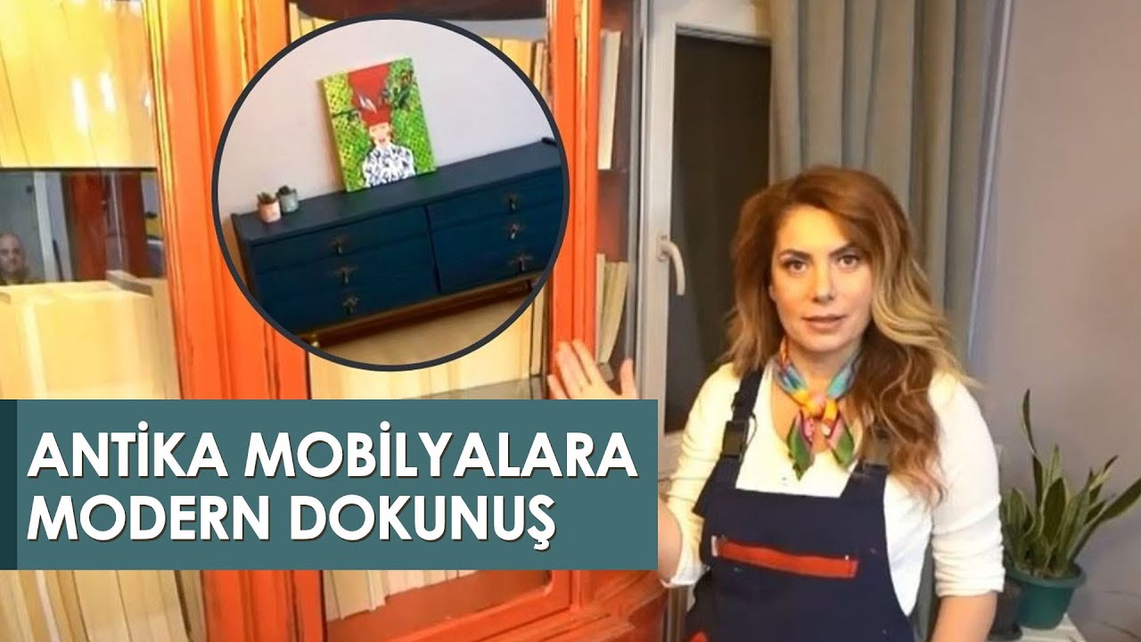 Antika Mobilya Yenileme:  &Ccedil;arpıcı Renklerle Yeni Gibi Oldu