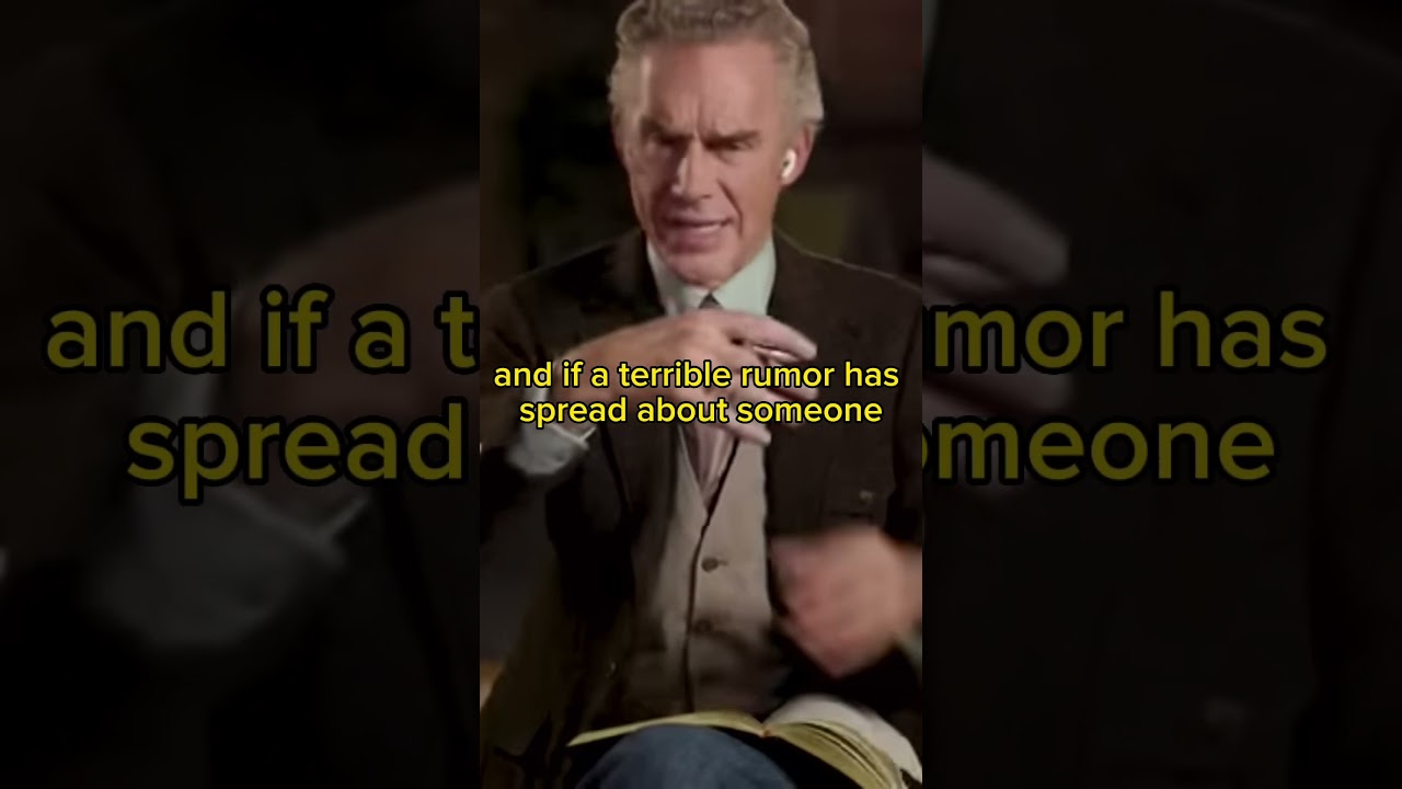 Effects Of A Ruined Reputation | Jordan Peterson