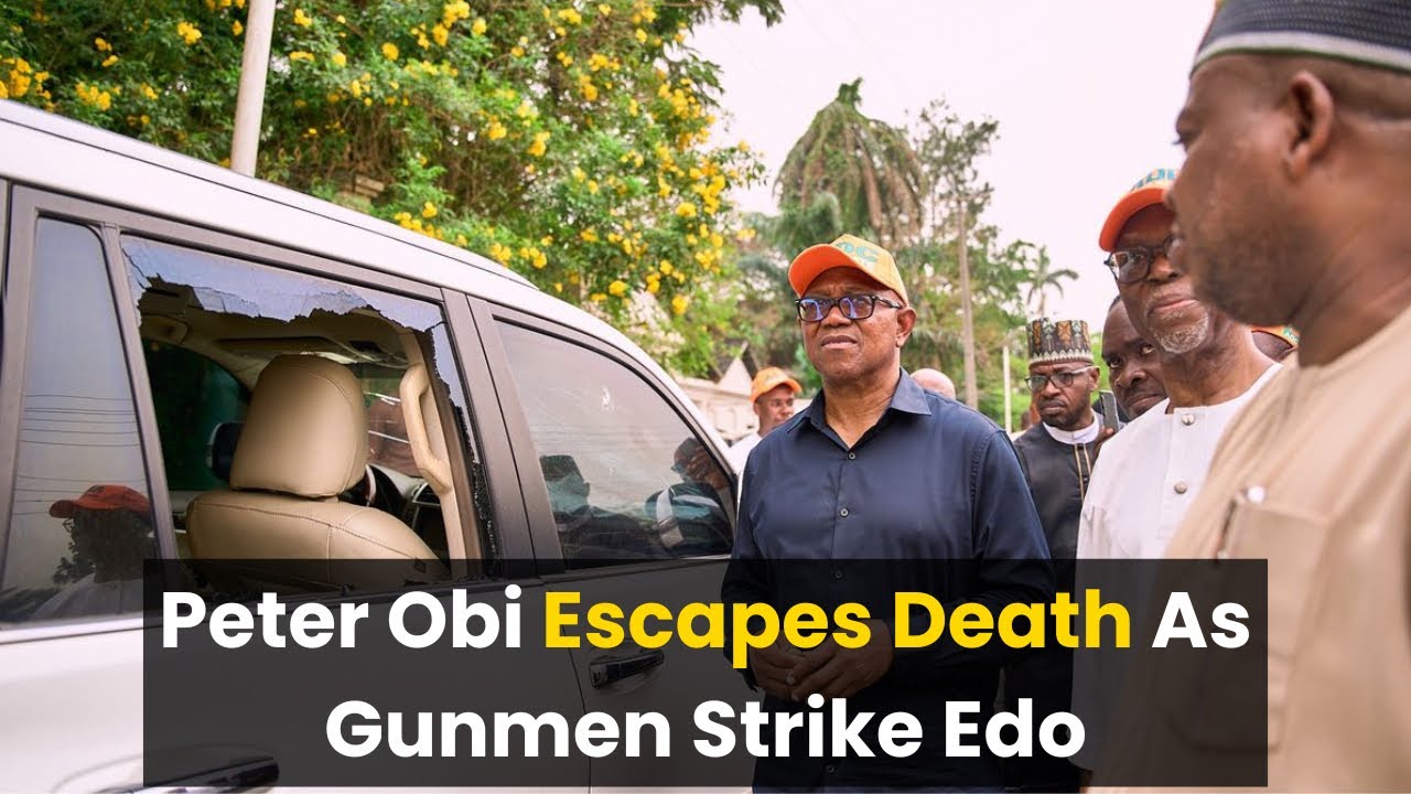 Assassination Attempt? Gunmen Open Fire On Peter Obi Convoy In Edo — APC Blamed
