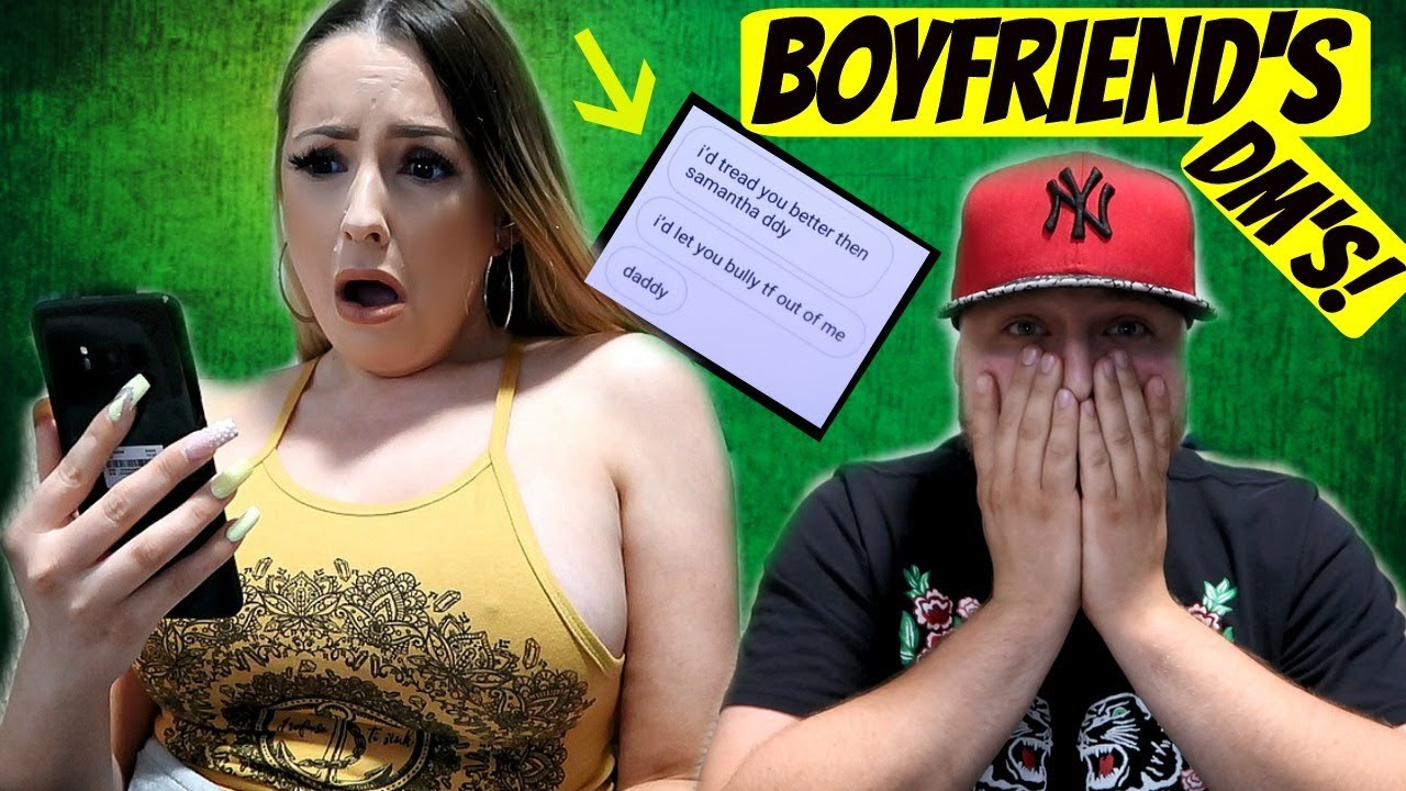READING MY BOYFRIENDS INSTAGRAM DM'S.....