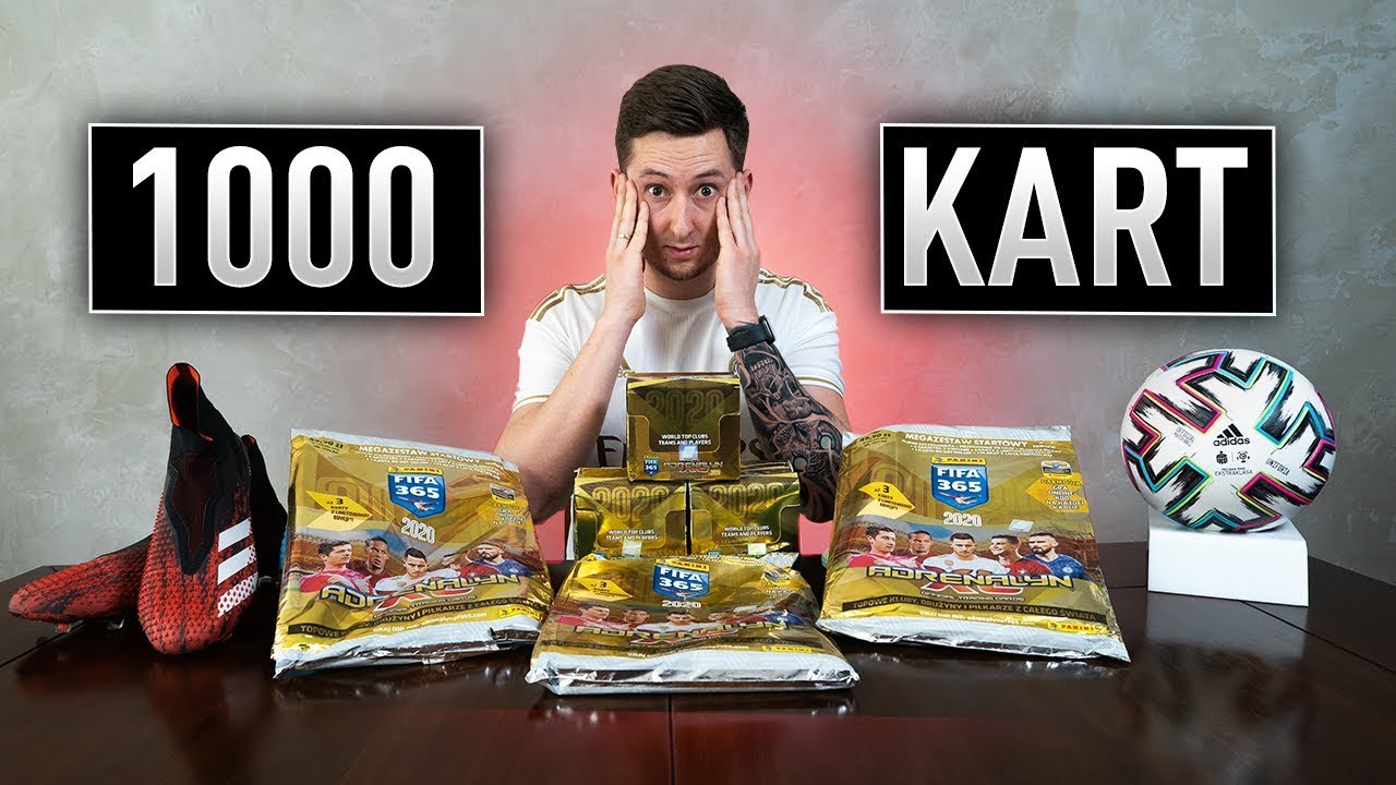 OTWORZYŁEM 1000 KART PANINI - CO TRAFIŁEM?