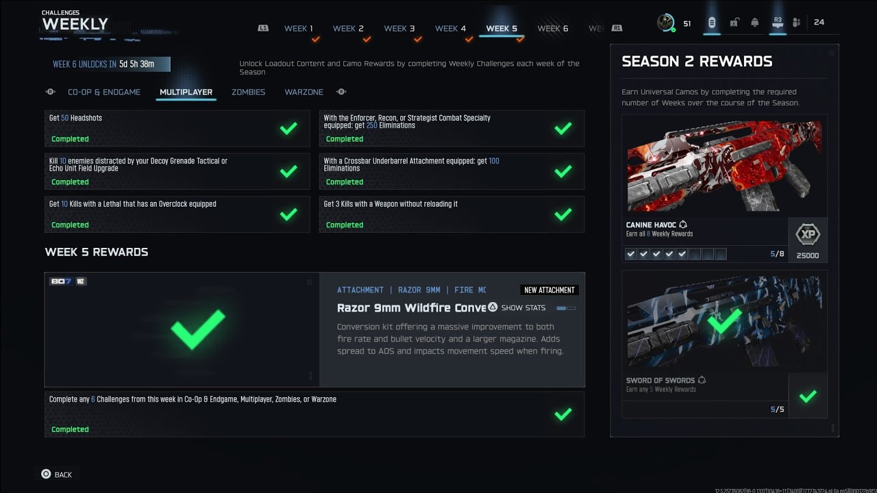 Black Ops 7: SEASON 2 WEEK 5 WEEKLY CHALLENGES!