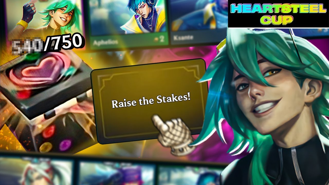 I RAISED THE STAKES at HEARTSTEEL CUP! | Teamfight Tactics Set 10