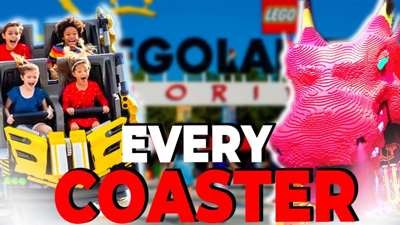 All Roller Coasters at Legoland Florida RANKED! (With On-Ride Povs)