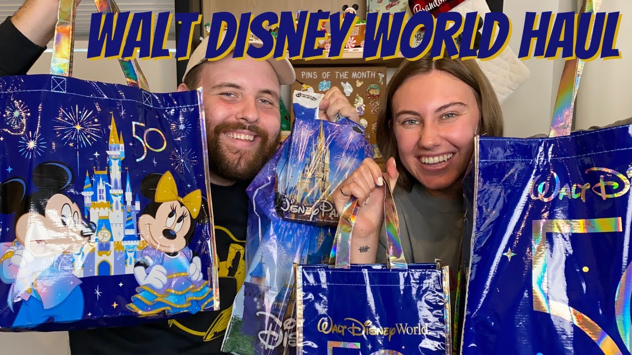 HUGE Walt Disney World Merch Haul | 50th Merch, Christmas, Pins, and More