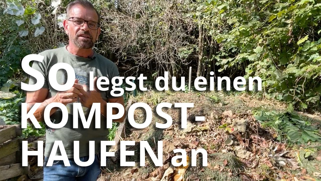 Tipps vom Biog&auml;rtner: So legst du einen Komposthaufen an!